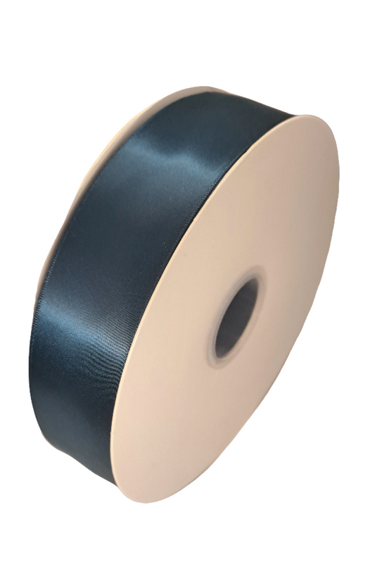 40mm Military Blue Poly Satin Ribbon 90m