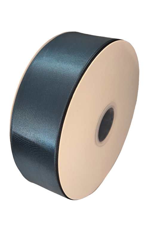 50mm Military Blue Satin Ribbon 90m - LM Collection