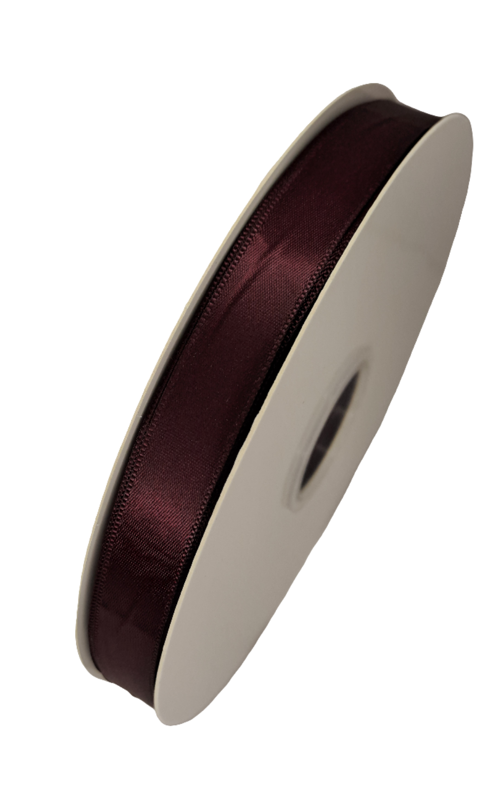 15mm Burgundy Poly Satin Ribbon 90m