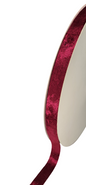 15mm Burgundy Velvet Ribbon 45m