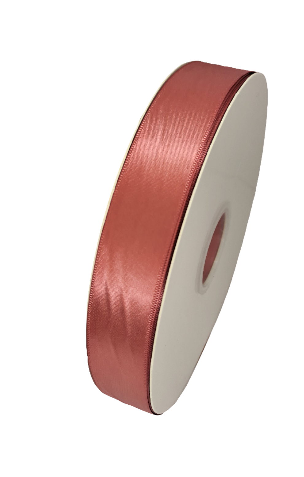 25mm Cinnabar Poly Satin Ribbon 90m