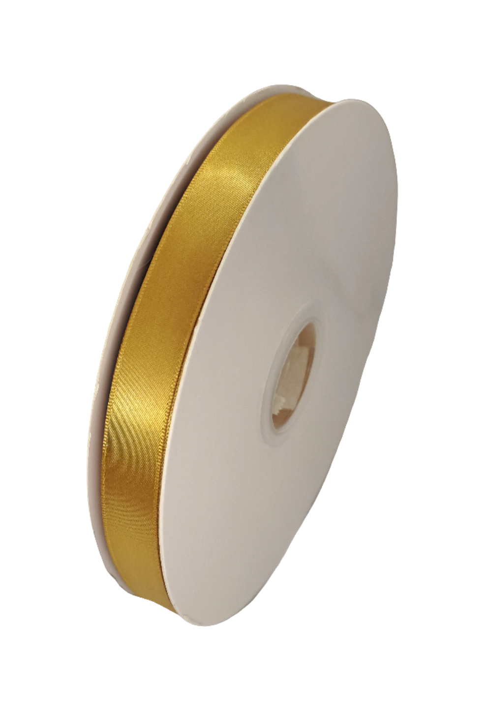 15mm Old Gold Satin Ribbon 90m - LM Collection