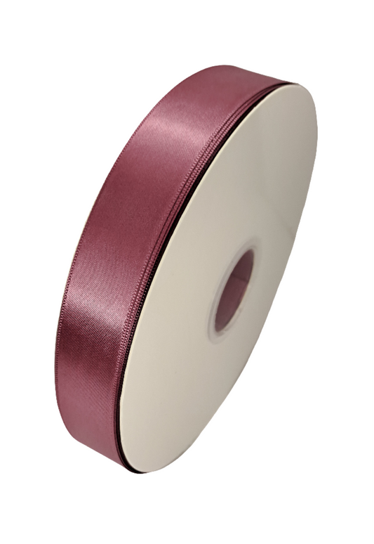 25mm Victoria Rose Pink Satin Ribbon 90m - LM Collection